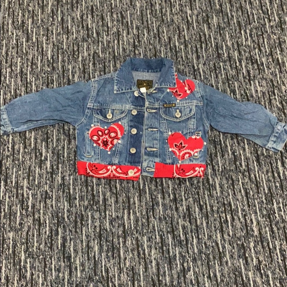 Lucky Brand Kids Jean Jacket with Red Accents
